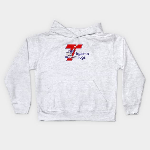 Vintage Tacoma Tugs Minor League Baseball 1979 Kids Hoodie by LocalZonly